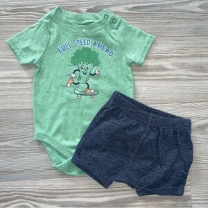 Baby Boy Two-Piece Summer Outfit Garanimals & Old Navy 3–6 Months